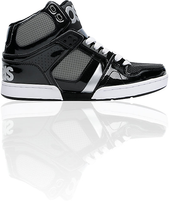 Osiris NYC 83 Black, Charcoal, & Silver Skate Shoes