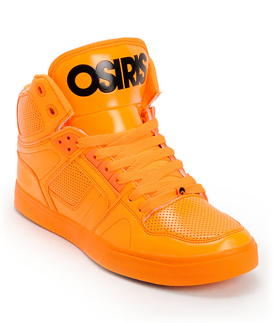 Osiris NYC 83 Orange Blacklight Skate Shoes | Zumiez