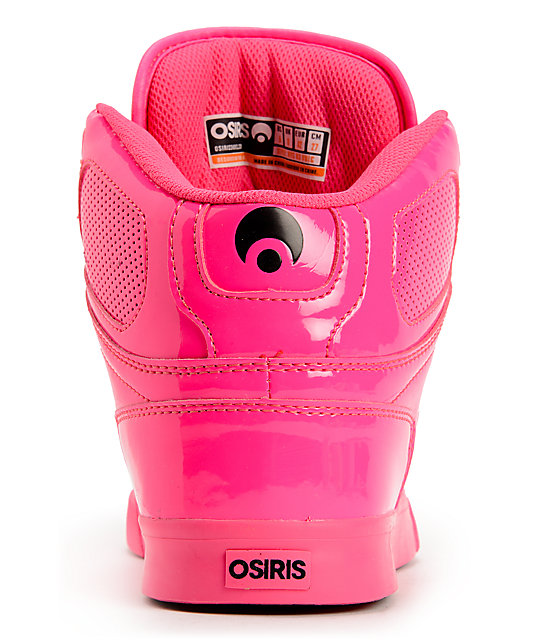 Osiris NYC 83 Pink Blacklight Skate Shoes | Zumiez