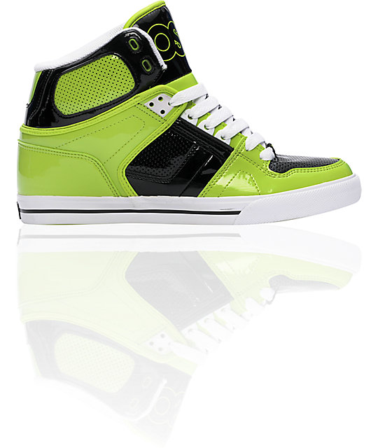 osiris shoes lime green