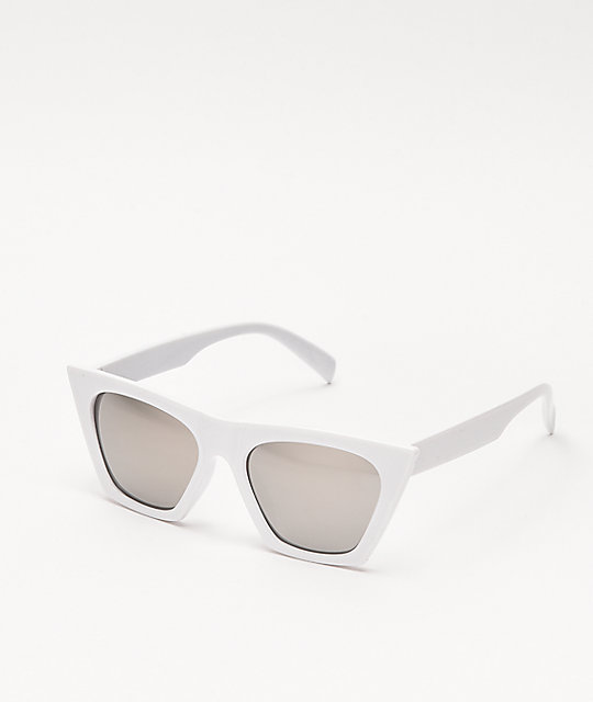 cheap white plastic sunglasses