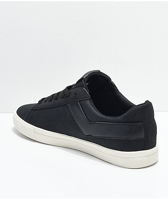 pony black and white shoes