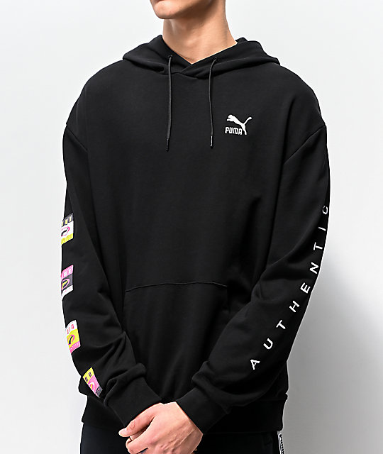 puma black sweatshirt