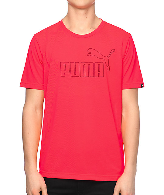 puma red t shirt