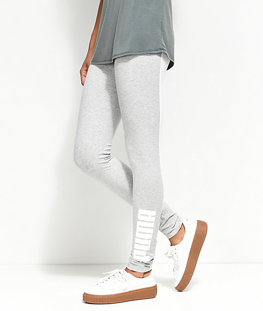puma gray leggings