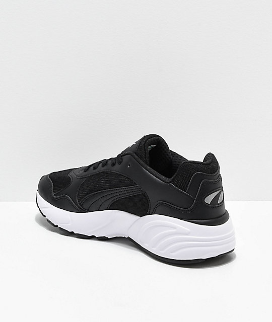 zapatos negros puma