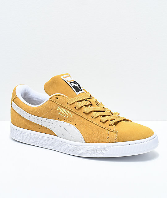 puma suede amarillo