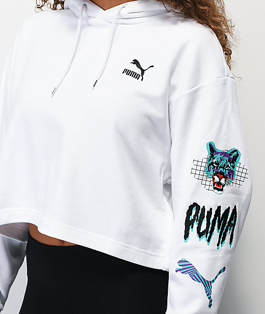 white puma hoodie