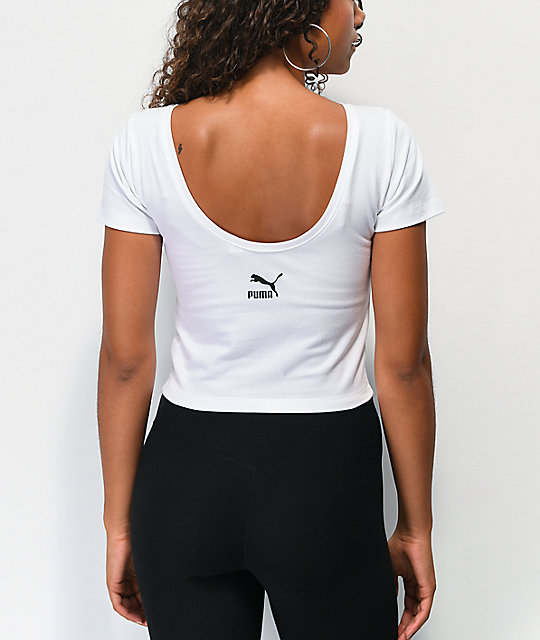 camiseta corta blanca