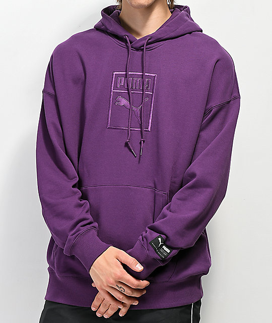 sudadera puma morada