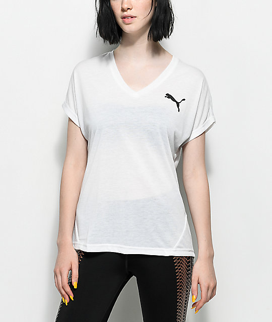 camiseta blanca puma