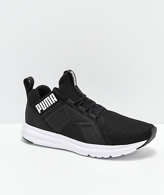 puma soft foam black shoes