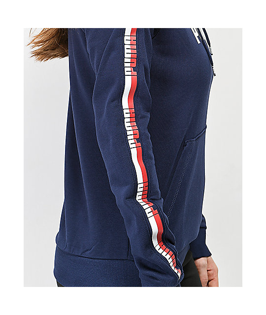 sudadera puma azul marino