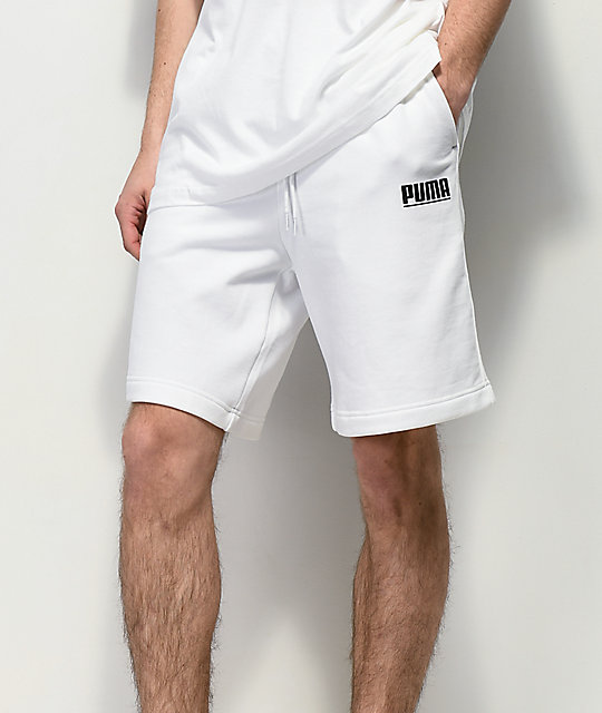 puma men's french terry short