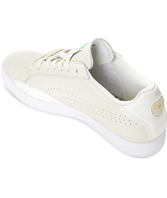 PUMA Match Lo White Shoes (Womens 