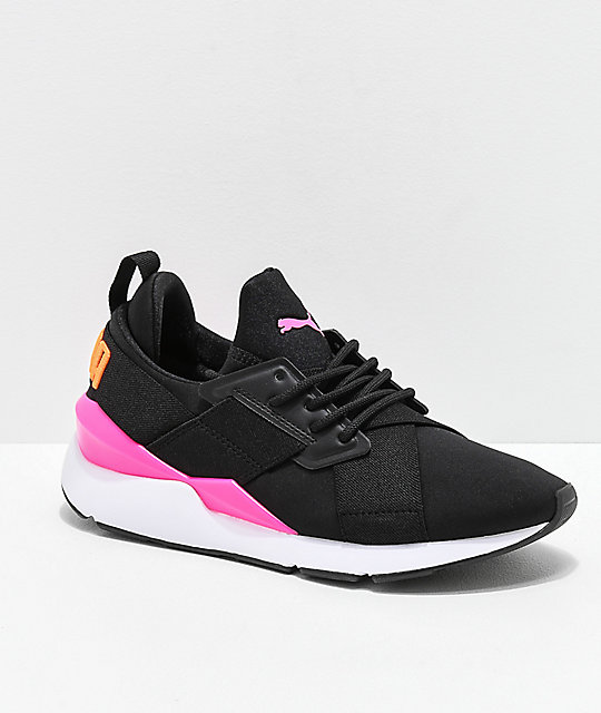 puma muse black and pink, OFF 71%,Buy!