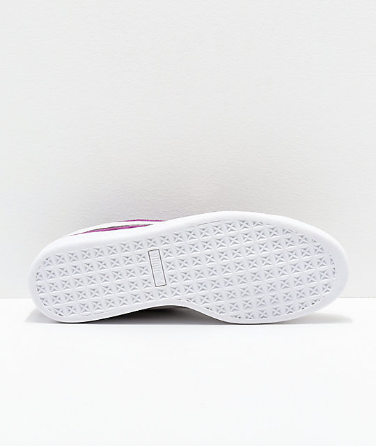 puma suede blancos