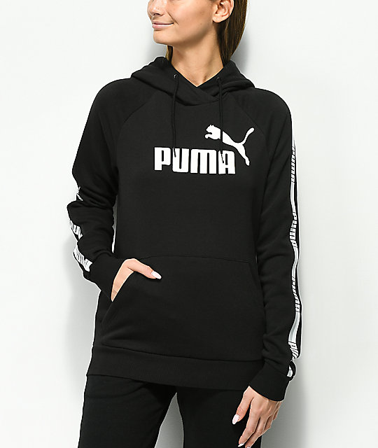 black puma hoodies