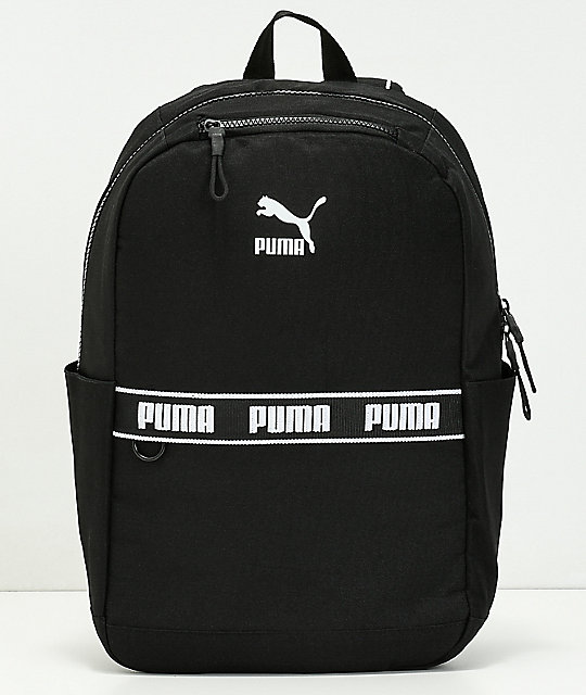 PUMA The Linear Black Backpack | Zumiez