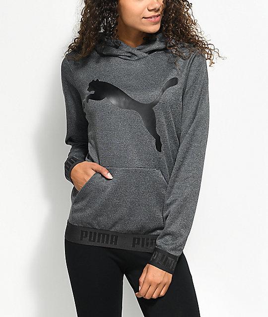 charcoal grey hoodie womens