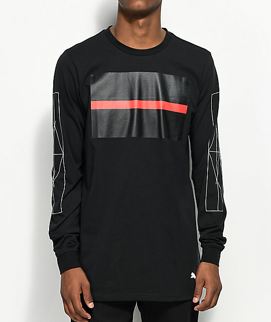 puma black long sleeve