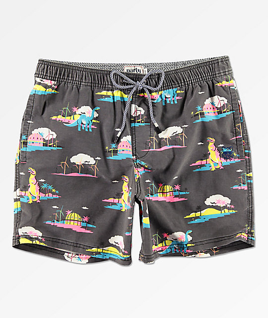 Party Pants Coachella Black Board Shorts Zumiez