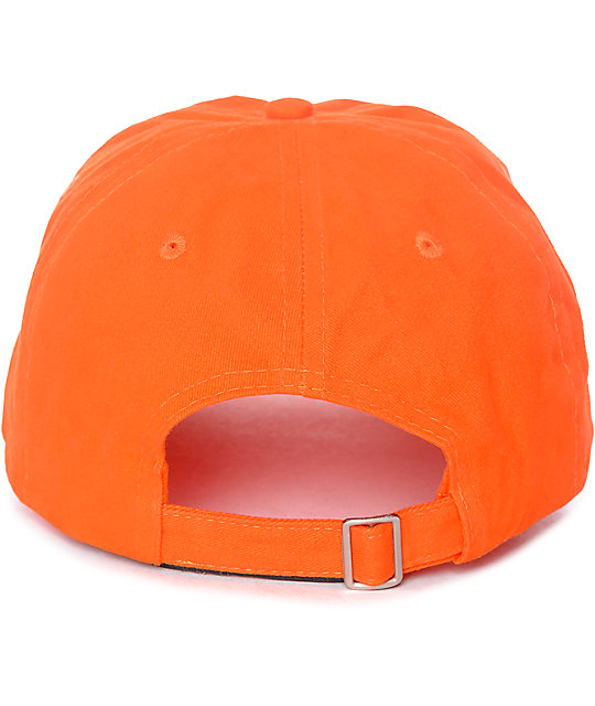 Petals & Peacocks Offline Orange Baseball Hat | Zumiez