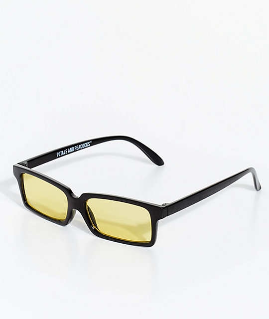 black and yellow glasses
