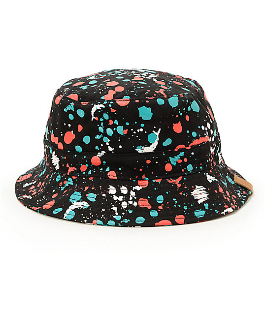 Pink Dolphin Splatter Bucket Hat | Zumiez