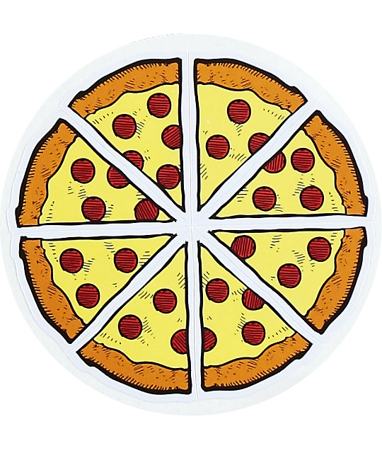 sticker vector hero Slice Pizza Zumiez  Sticker