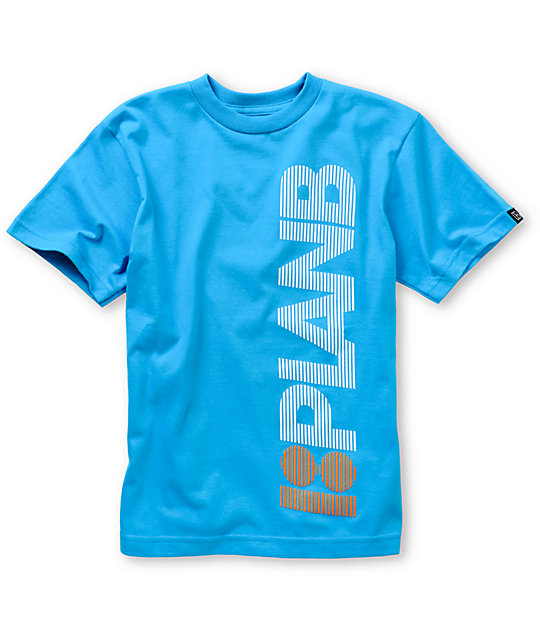 Plan B Boys Accel Turquoise Skate T-Shirt