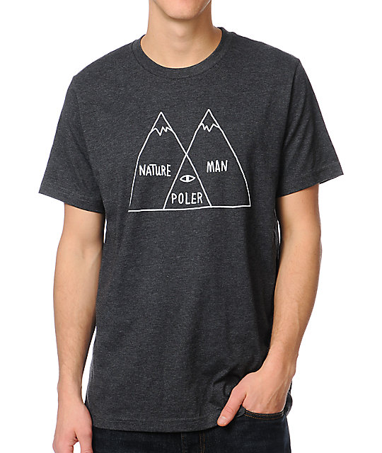 poler venn diagram dark grey t shirt zumiez venn diagram tshirt