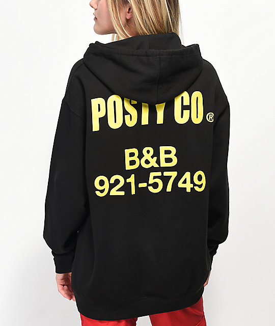 posty co yellow hoodie