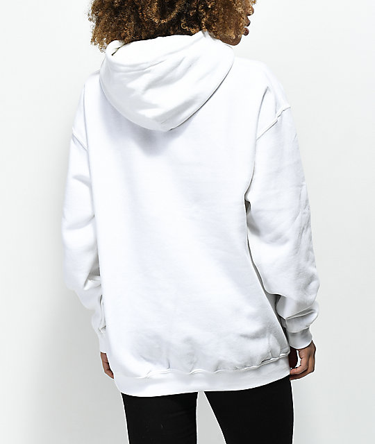 white stoney hoodie