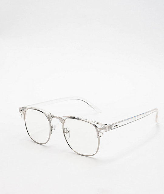 clear glass sunglasses