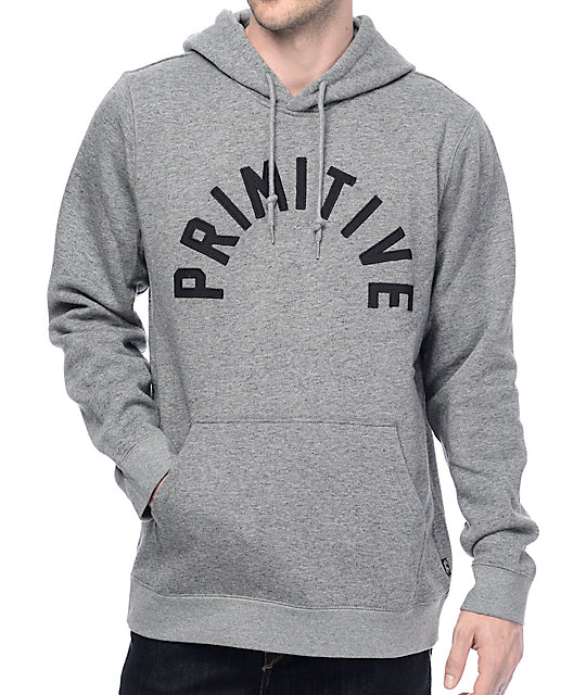 grey primitive hoodie