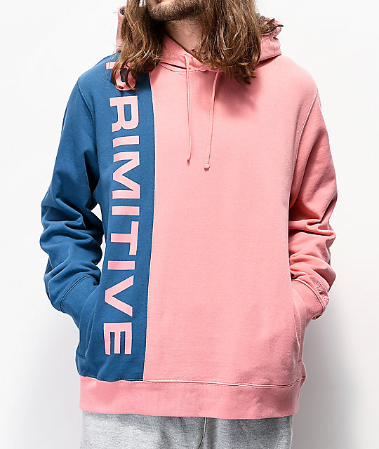 salmon pink hoodie mens