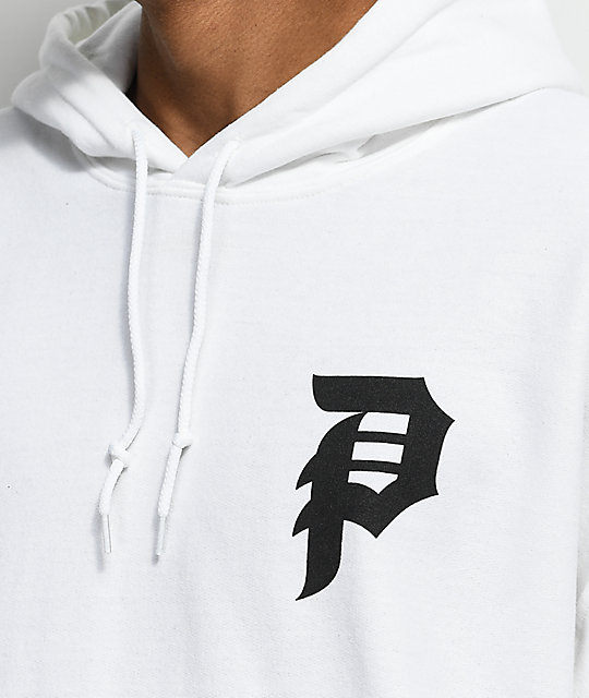 primitive hoodie white