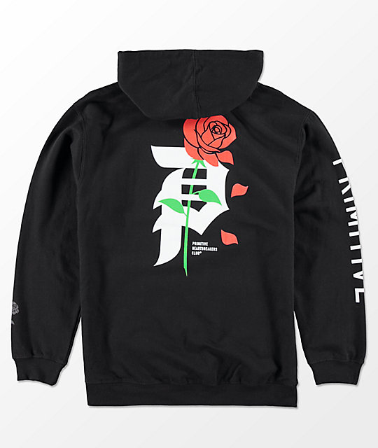 Primitive Boys Heartbreak Black Hoodie | Zumiez.ca