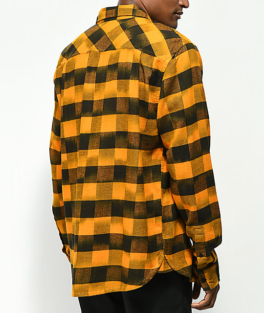 boys orange flannel