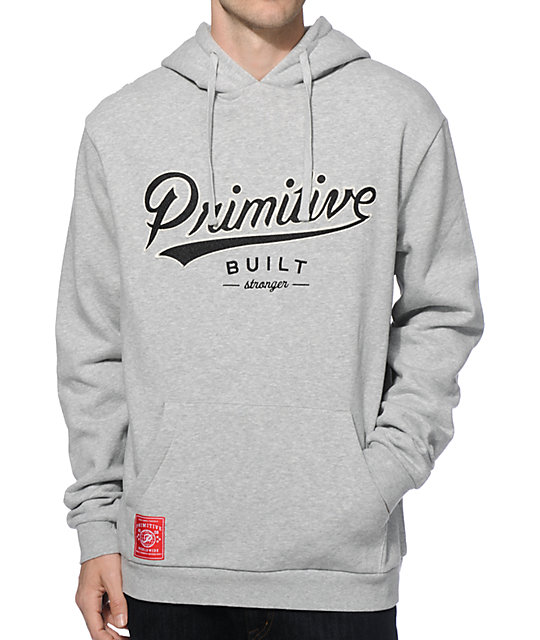 grey primitive hoodie