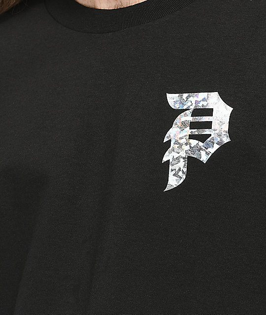 Primitive Dirty P Holographic Black T Shirt Primitive Dirty P Holographic Black T Shirt