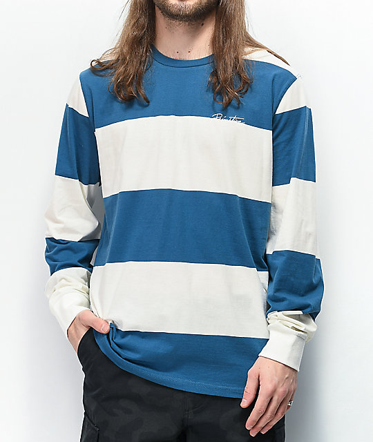 camisetas blancas con azul