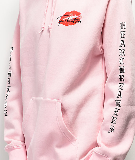 primitive pink hoodie