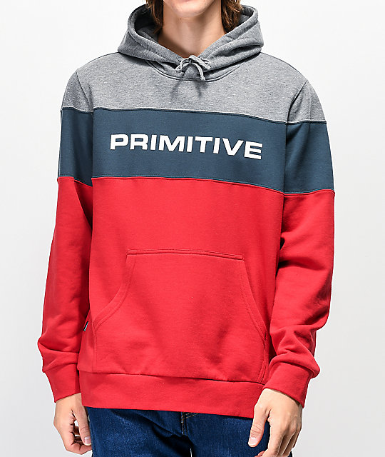 primitive hoodie red