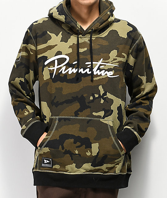 camo green hoodie