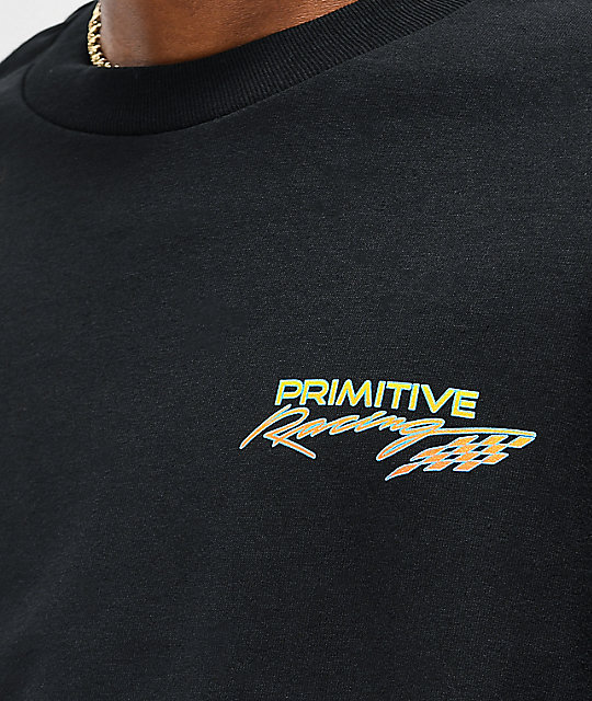 Black Primitive Speed Long Sleeve T-Shirt-Large