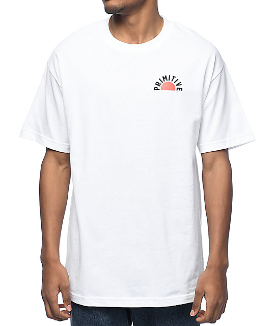 Primitive Sumo White T-Shirt | Zumiez