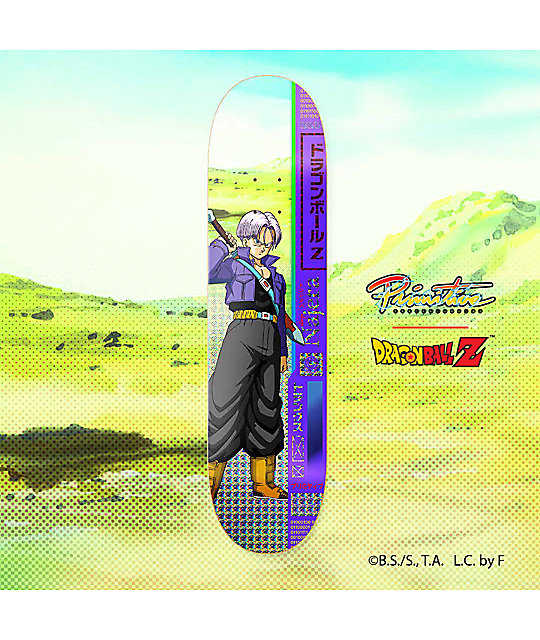 Primitive x Dragon Ball Z Najera Trunks 8.0" Skateboard Deck | Zumiez