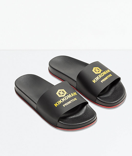 black and red slides